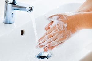 Désinfection des mains